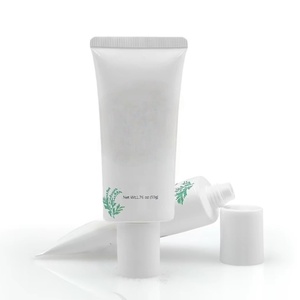 Custom Logo Offset Printing <b>Plastic</b> 100G Soft Empty <b>Tubes</b> Screw Flip Cap Skin Care Facial Cleanser Packaging Squeeze <b>Tube</b> - Product Image 2