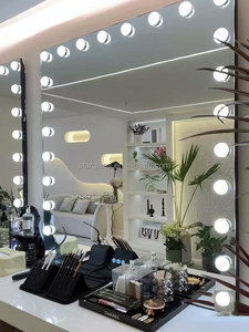Tùy Chỉnh Hiện Đại Sang Trọng LED Cảm Ứng Thông Minh Đầy Đủ Chiều Dài Đứng Tường Trang Trí Nội Thất Lớn Đóng Khung Máy Tính Để Bàn Gương Món Quà Sinh Nhật Cho Phòng Ngủ - Product Image 4