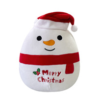 Jouets en peluche de Noël : Père Noël, Renne, Sapin de Noël, Série Guimauve Salamandre, Poupées rembourrées en coton PP, 0-24 mois