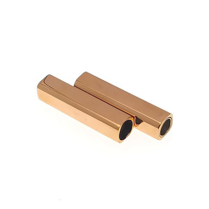 Stainless Steel Rectangular Magnetic Clasp For <b>Bracelet</b> Making Rose Gold Black Gold Steel Color Options Polished Finish - Product Image 4