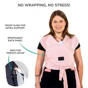 Échantillon gratuit de porte-bébé Koala Babycare, réglable et facile à porter comme un t-shirt - Porte-bébé unisexe pour nourrissons - Product Image 2