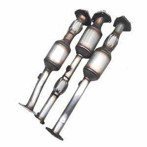 自動車マフラーカスタムエンジン部品ステンレス鋼手ごろな価格の触媒コンバータ自動車排気マフラーアクセサリー - Product Image 4