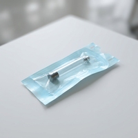 Seringue en verre de 3 ml, stérile, emballée individuellement, flacon vide transparent jetable pour stylo injecteur