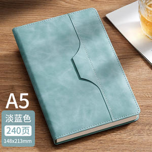 สมุดโน้ตหนังลายใหม่ปี 2026 พร้อมช่องใส่ปากกา สมุดโน้ตสำนักงานธุรกิจ รุ่นองค์กร รับพิมพ์โลโก้ - Product Image 2