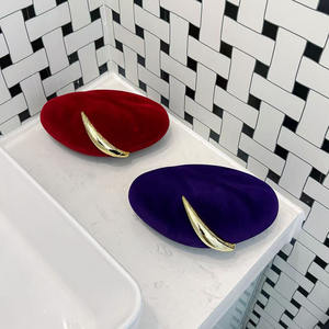 <span class=keywords><strong>Sac</strong></span> de soirée pour femme en métal de luxe avec fermoir à clip, <span class=keywords><strong>sac</strong></span> à main de mariage, <span class=keywords><strong>sac</strong></span> à main de cérémonie en velours unique, <span class=keywords><strong>sac</strong></span> à main de banquet, pochette en forme de mangue - Product Image 3