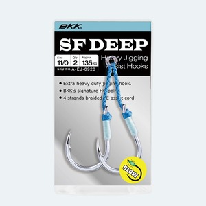 BKK SF DEEP Sea Fishing Hook Heavy Jigging Hooks Assist Hook