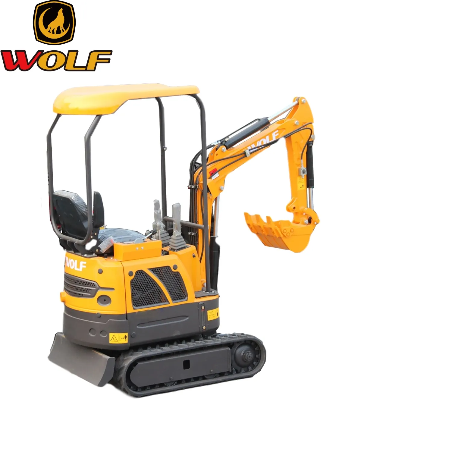 Mobiele Graver Wolf 08, 0.8T Mini Digger