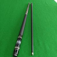 Queue de billard en fibre de carbone à tête en cuir fendue 1/2 de 10mm avec une sensation de douceur et une forte sensation de frappe