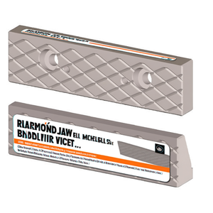 Mandril Romboidal para Tornillo de Banco Modular, Juego de 2 Piezas con Patrón de Diamante y Orificios de Montaje - Product Image 2