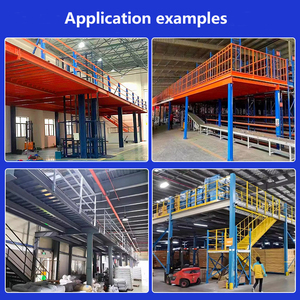 Maßgefertigtes Schwerlast-Industrielager-Zwischengeschoss-Regalsystem Langlebige H-Träger-Stahlarbeitsplattformen Korrosionsbeständiges Regal - Product Image 4