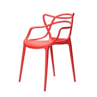 מודרני אופנה PP פלסטיק כיסא זול מטבח קפה ביסטרו אוכל כיסאות אוכל חדר