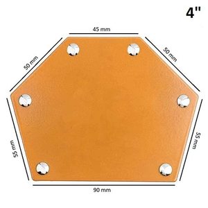 Support de soudage magnétique 178x90x17,2 mm en acier, positionneur multi-angles, force de 23 kg - Product Image 3