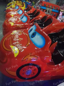 Hot bán thời trang Swing <span class=keywords><strong>Kiddie</strong></span> Rides 2 người chơi Arcade tokens đồng tiền hoạt động trẻ em đi xe máy - Product Image 6