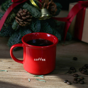 Wholesales Classic 11oz Ceramic Mug Custom Red Coffee Mug for Promotion - Product Image 5