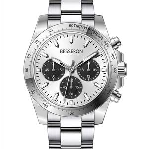 Reloj de Hombre de Alta Gama con Movimiento Cronógrafo Japonés, Correa Clásica de Acero Inoxidable, Relojes de Lujo para Hombre - Product Image 3