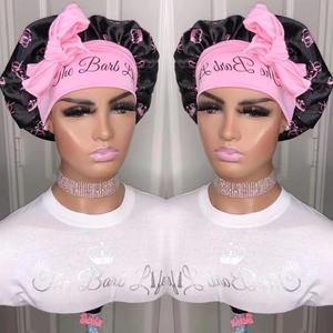 シルクサテンボンネットヘアボンネット卸売カスタム女性大人と子供用 - Product Image 2