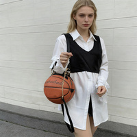 Nouvelle Tendance Sac de Basketball Personnalisé Style Urbain Hip Hop Mode Sac à Main de Basketball pour Femme Sac de Basketball pour Fille et Garçon