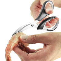 Ciseaux de pêche KLIFISHING robustes en acier inoxydable, ultra-affûtés, multi-usages pour la nourriture/cuisine/pêche