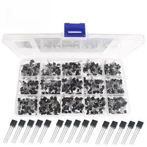 600pcs đ-92 Transistor Assortment kit 15 loại 30-160V 50-1000ma NPN/PPA bao gồm A1015 C1815 s8050 linh kiện điện tử - Product Image 2