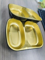 Barquette alimentaire jetable en aluminium scellable pour la restauration, haute qualité, vente en gros, OEM
