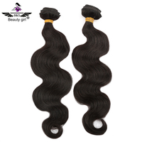 Expédition de nuit, prix abordable, cheveux cambodgiens bruts, extensions de cheveux humains non traités, lot de mèches ondulées