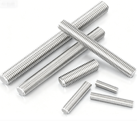 304 Stainless Steel Threaded Rod Full Thread Stud Bolt M3 M4 M5 M6 M8 M10 M12 M14 M16 for Industrial Fastening