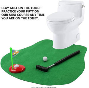 Vendita calda <span class=keywords><strong>Set</strong></span> di giochi di Golf per bagno pratica al coperto Mini Golf giocattolo novità regali da toilette <span class=keywords><strong>Set</strong></span> di giocattoli da Golf - Product Image 2