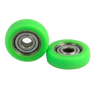 Bánh Xe Ròng Rọc Nylon Nhỏ Có Vòng Bi 625 Màu Khác Nhau Bánh Xe Con Lăn Cửa Treo Trượt - Product Image 2