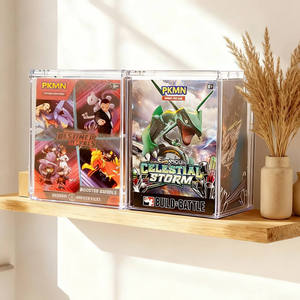 Clear Acrylic Display Case for Pokemoned Booster Box Vertical Desktop UV Protection Pre-Assembled - Product Image 3