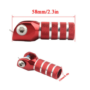 Levier de vitesses de moto Zuqing en aluminium universel pour véhicule tout-terrain, rouge, orange, jaune, vert, bleu, noir - Product Image 2