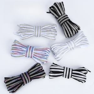 Cordones de Zapatos Deportivos de Moda, Luminosos, Reflectantes, Fluorescentes, de Poliéster, con Lentejuelas Láser, para Adultos y Niños, al por Mayor - Product Image 1