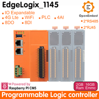 Pengontrol Logika Terprogram, Gateway IoT Raspberry Pi CM5 4G LTE Seluler WiFi RS485 RS232 Pengontrol Pemrograman PLC Codesys