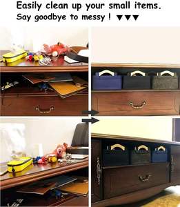 Organisateur de jouets pour chien pliable, léger, grande capacité, personnalisé, en feutre, pour os à mâcher, bac de rangement, panier - Product Image 5