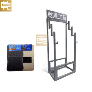 Chất lượng cao hai mặt kim loại Rack hiển thị đứng cho cửa hàng quần áo khăn choàng dệt vải khăn sàn thảm thảm mẫu - Product Image 1