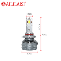 Ampoules de phares H4 H7 Bi LED super lumineuses, faisceau haut et bas, 3 couleurs commutables, 9-36V, large plage de tension, remplacement halogène, Plug and Play
