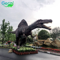 Gecai Museum Park Modèle réaliste de dinosaure grand spinosaure animé robotique grandeur nature