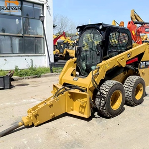 Used <b>CAT</b> 246D <b>Wheel</b> Skid Steer Loader Diesel Compact Loader with Hydraulic Quick Coupler for Excavation - Product Image 4