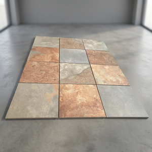 Dalles de pavage extérieures en porcelaine naturelle R11 de 20 mm d'épaisseur, résistantes, pour piscine, cour, 600x600 mm - Product Image 6