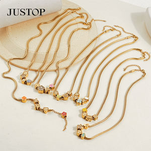 Collar de Cadena con Eslabones de Acero Inoxidable, Chapado en Oro y Plata, Impermeable, Unisex, Moderno, OEM/Venta al por Mayor, Personalizado - Product Image 6