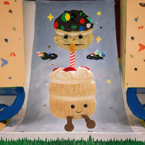 Peluche personnalisée super douce pour bébé, confortable, mignonne, animaux de dessin animé, lapins, chiots, vaches, machine à griffes distributrice, rembourrage en coton PP - Product Image 3