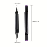 Offres Spéciales surligneur marqueur stylo ensemble étudiant Anime dessin stylo aquarelle cahier marqueur peinture papeleria mignon stationnaire