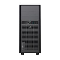 SOHOO- ATX Desktop avec plateaux multi-HDD Mid Tower Computer Workstation PC Case