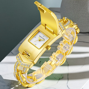 Marlen <span class=keywords><strong>Keller</strong></span> lật Bìa xem cho phụ nữ cổ tay đồng hồ thời trang kim cương thương hiệu đồng hồ phụ nữ không thấ<span class=keywords><strong>m</strong></span> nước Đồng hồ thạch anh reloj mujer - Product Image 4