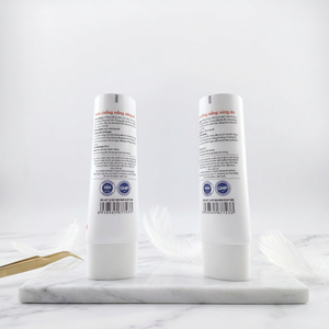 New Custom GOLD Whitening Sun Cream 50ml PP Plastic Cosmetic <b>Flat</b> Tube With <b>Screw</b> Cap Screen Printing For Cosmetic Use - Product Image 2