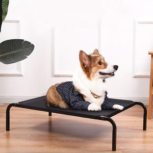 Original erhöhtes Hunde bett mit kühlendem Stoff Atmungsaktives, boden fertiges Haustier bett Feuchtigkeit beständiges Gelenken tlastungs gewebe für Haustiere - Product Image 4
