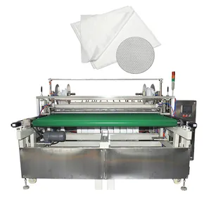 Automatic Dustless Wiper Cloth Cutting Machine Laser Sealed Edge Anti-Static Cleanroom Wipers Cloths Cutting Machine