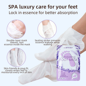 New Herbal Whitening Cream for Hand and Foot Spa for Adults Use Skin Care Heel Peeling Disposable Foot Mask - Product Image 6