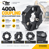 400A 400AS Flexible Gummikupplung Ersatz für CENTAFLEX CF-A 400 Größe 400 Bagger Hydraulik-Kolbenpumpen-Antriebskupplungen