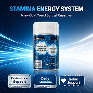 Extrait naturel de Horny Goat Weed en gélules molles 800mg 90 pièces – Soutient l'endurance physique et maintient la vitalité quotidienne – Complément à base de plantes - Product Image 3