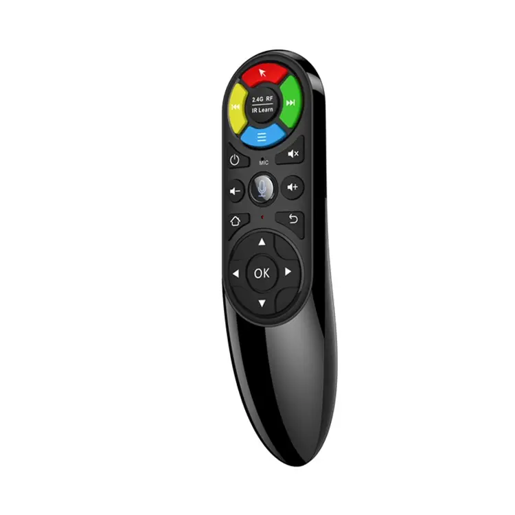 音声リモートQ6エアマウス2.4Gワイヤレス赤外線モードストリーミングメディアプレーヤー用ワンキースイッチスマートTV/TV BOX/タブレットPC